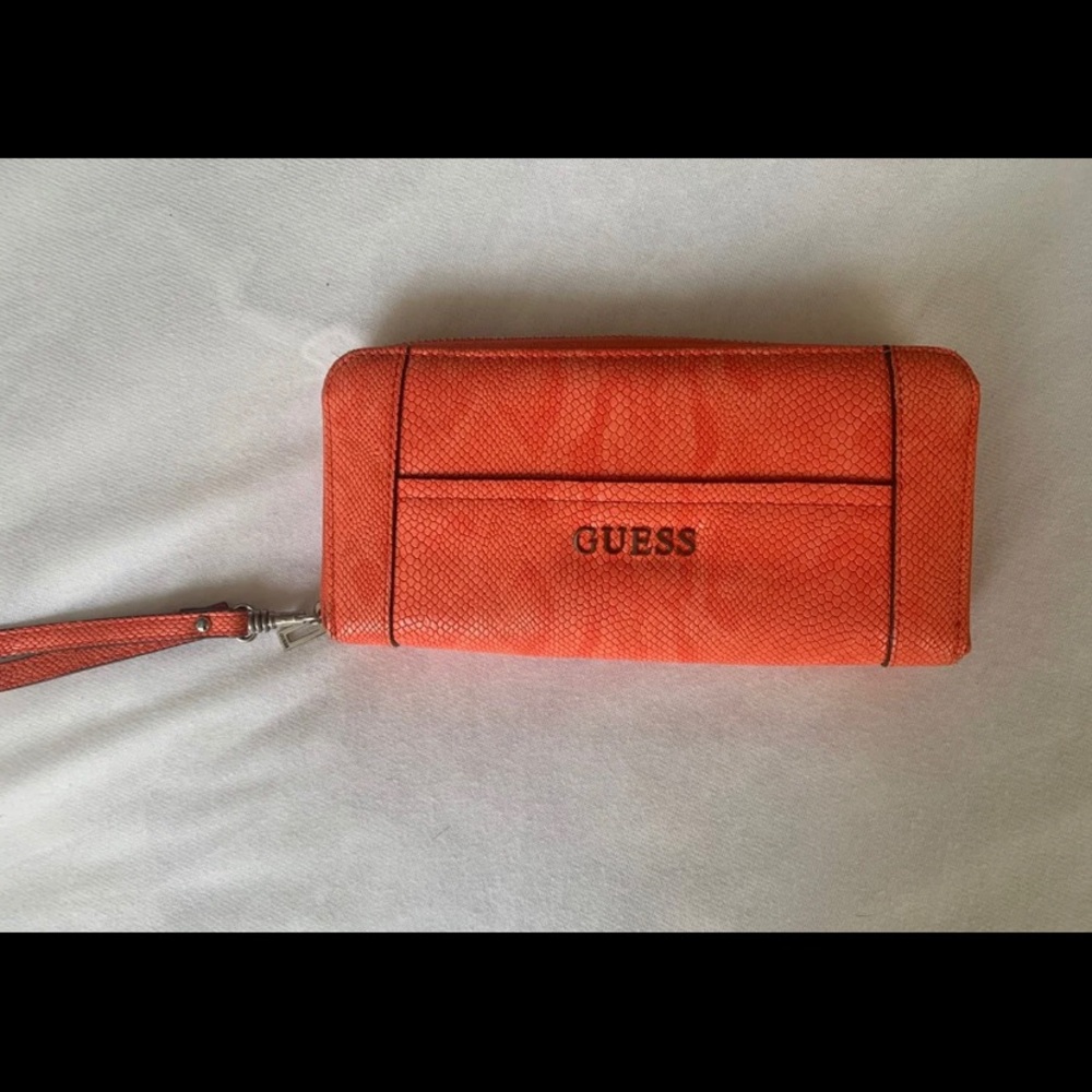 Orange Guess wallet